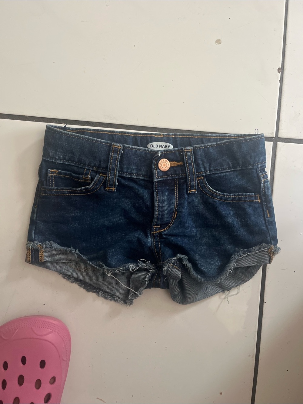 Girls old navy jean shorts